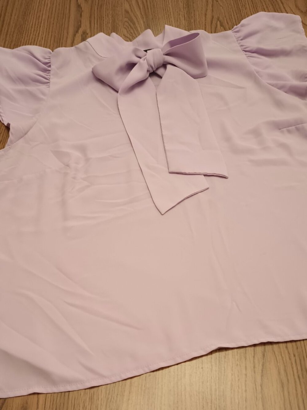 Eloquii Size 18 Lavender Top with Bow
